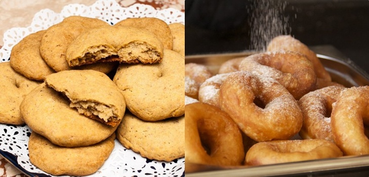 Homemade cookies on the smaltse - a delicious dessert for tea!