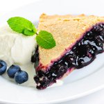 Cake with blueberries