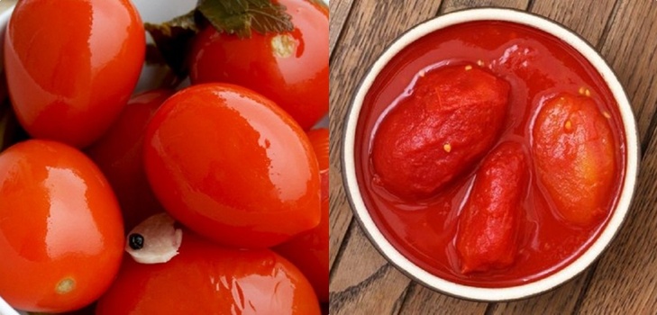 Tomatoes in their own juice for the winter, recipes with photos