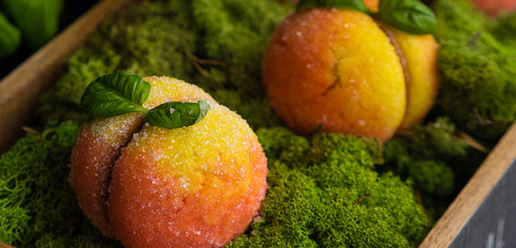 Holiday recipe: Peach cake with cream filling