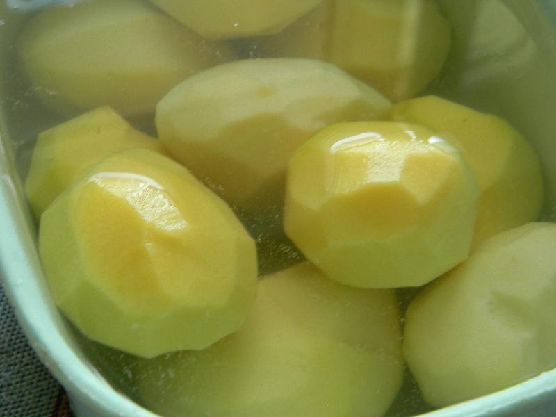 polished potato