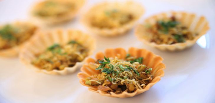 Recipes of canapés for the New Year