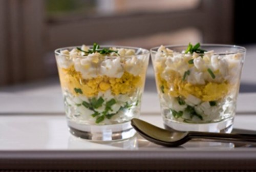 Mimosa salad in Dukan's style