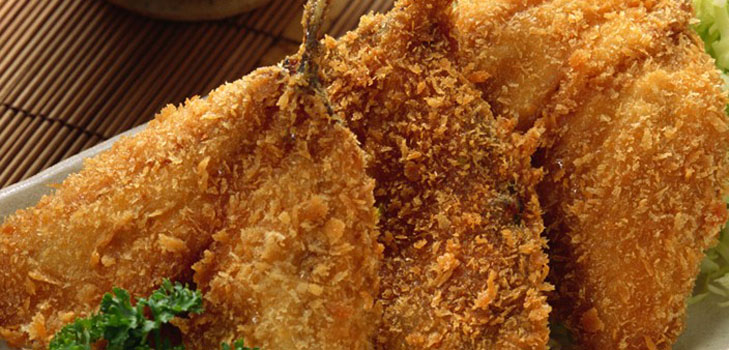 Fish in battered milk