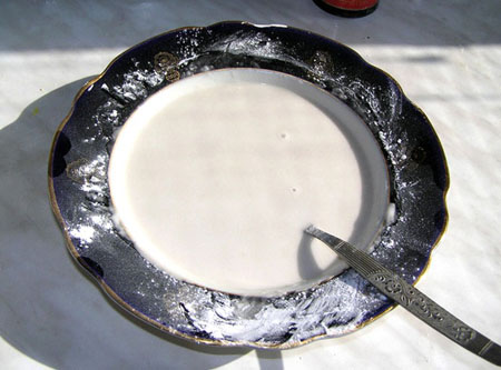 Fish in battered milk