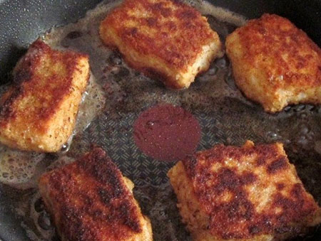 Fish in battered milk