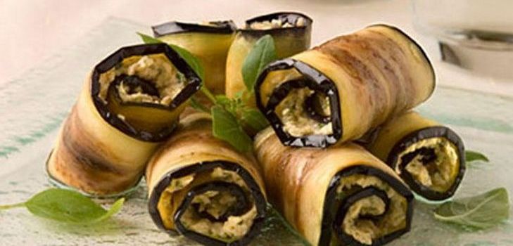Eggplant rolls: recipes Eggplant rolls: recipes