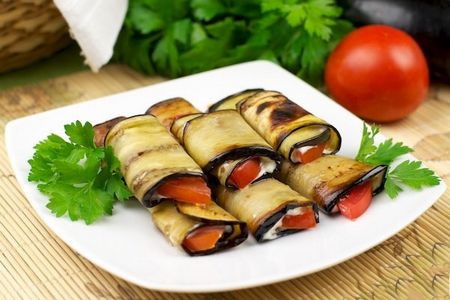 Eggplant rolls: recipes Eggplant rolls: recipes