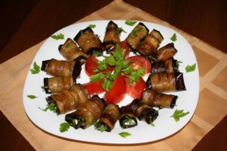 Eggplant rolls: recipes Eggplant rolls: recipes