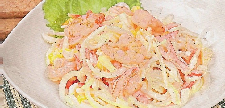 Shrimp and squid salad