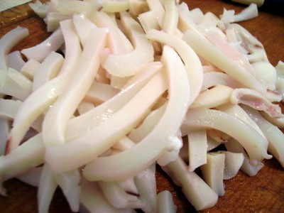 Shrimp and squid salad