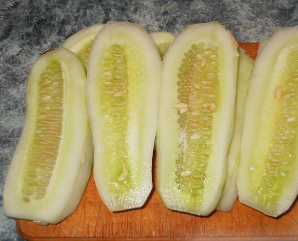 Cucumber salad for the winter