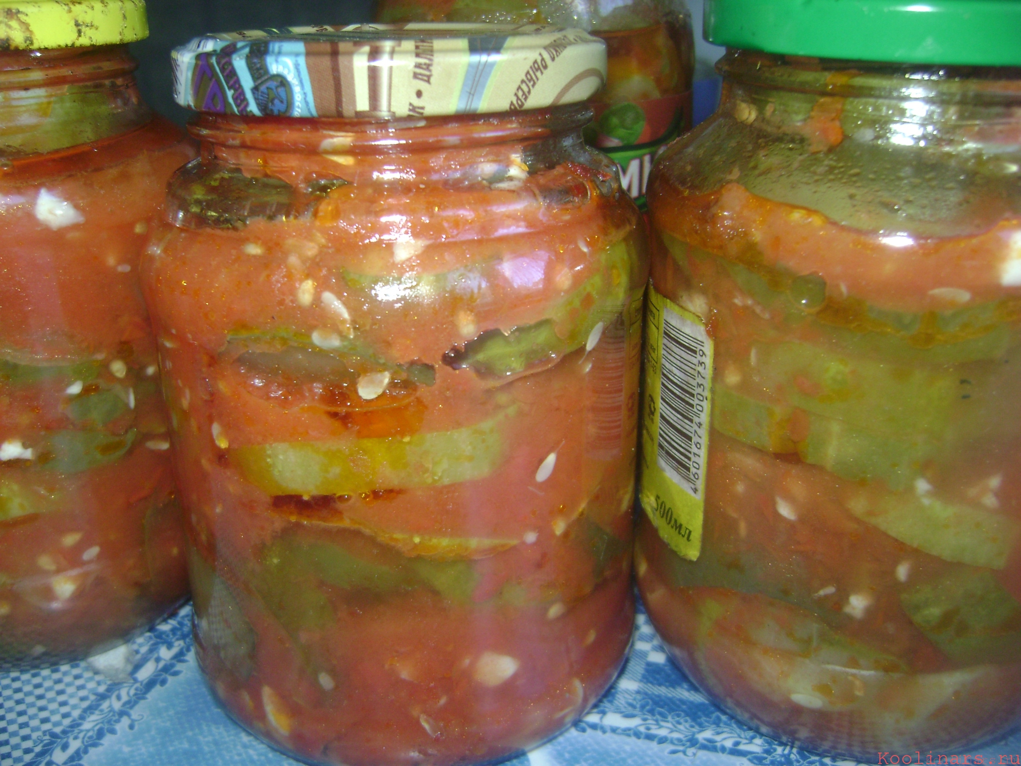 Cucumber salad for the winter