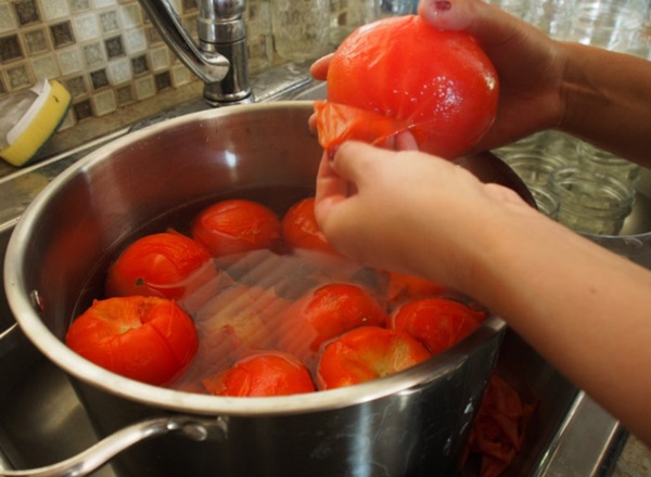 Tomato salad for the winter