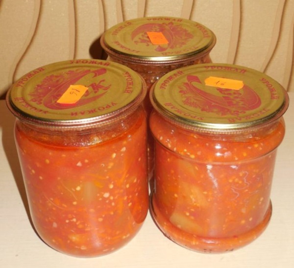 Tomato salad for the winter