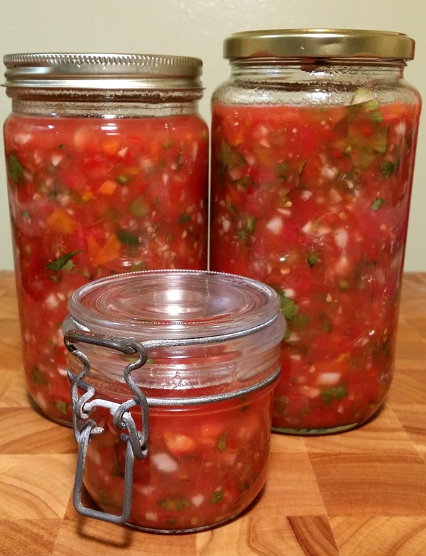 Tomato salad for the winter