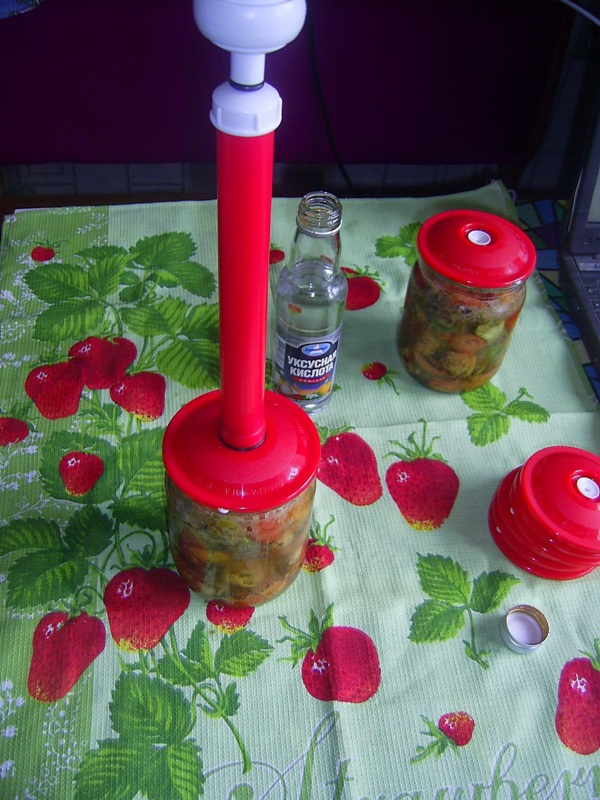 Tomato salad for the winter