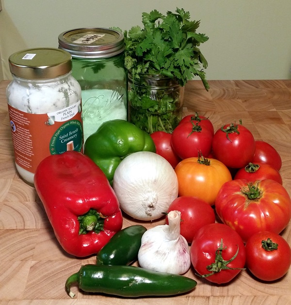 Tomato salad for the winter