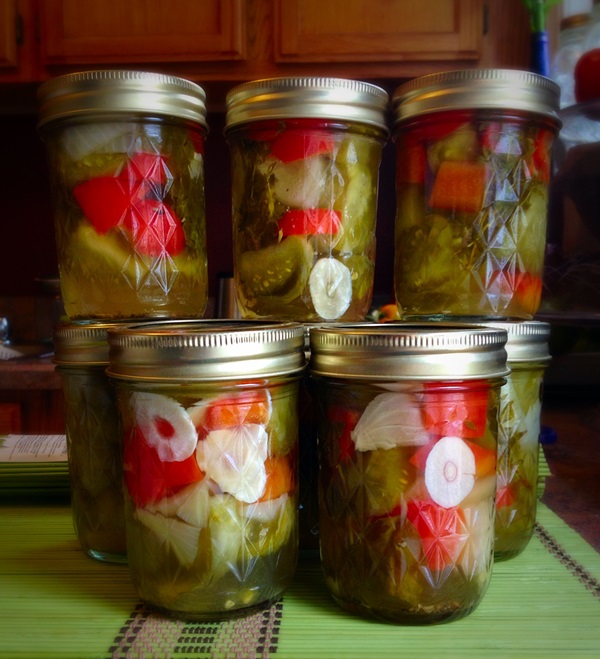 Tomato salad for the winter