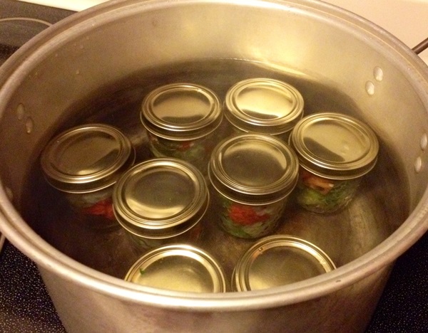 Tomato salad for the winter
