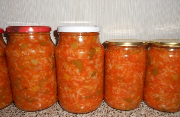 Tomato salad for the winter