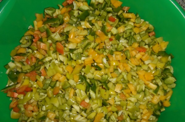Tomato salad for the winter
