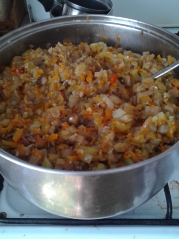 Tomato salad for the winter