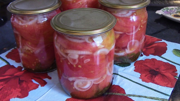 Tomato salad for the winter