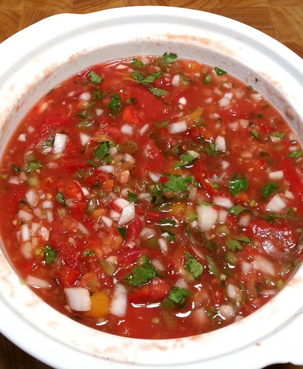 Tomato salad for the winter