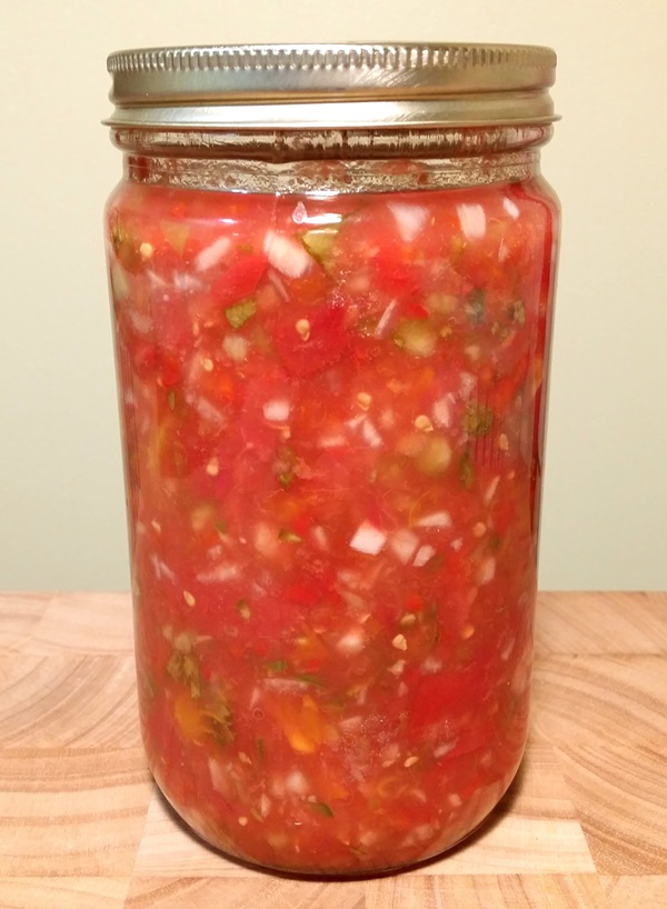 Tomato salad for the winter