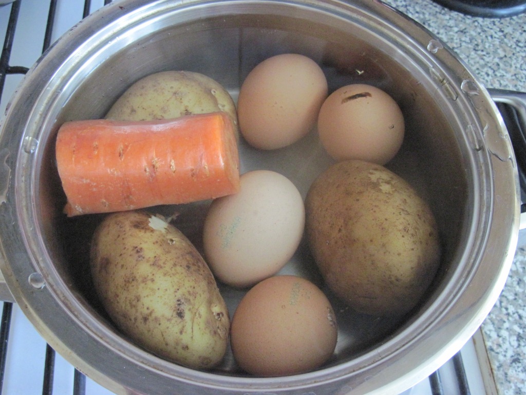 products in a saucepan