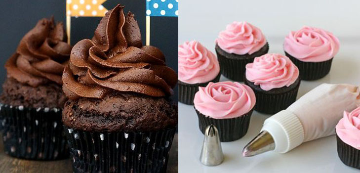 The most delicious recipes of capkake: chocolate, curd, with mastic