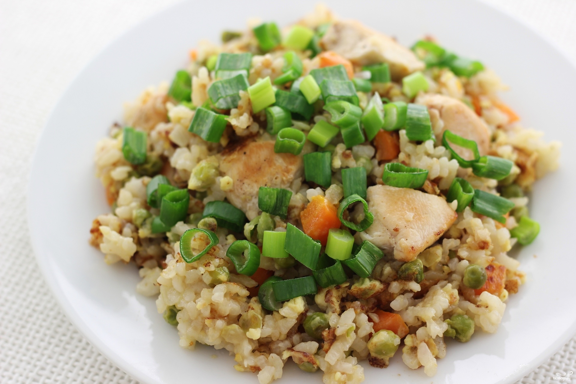 a plate of pilaf