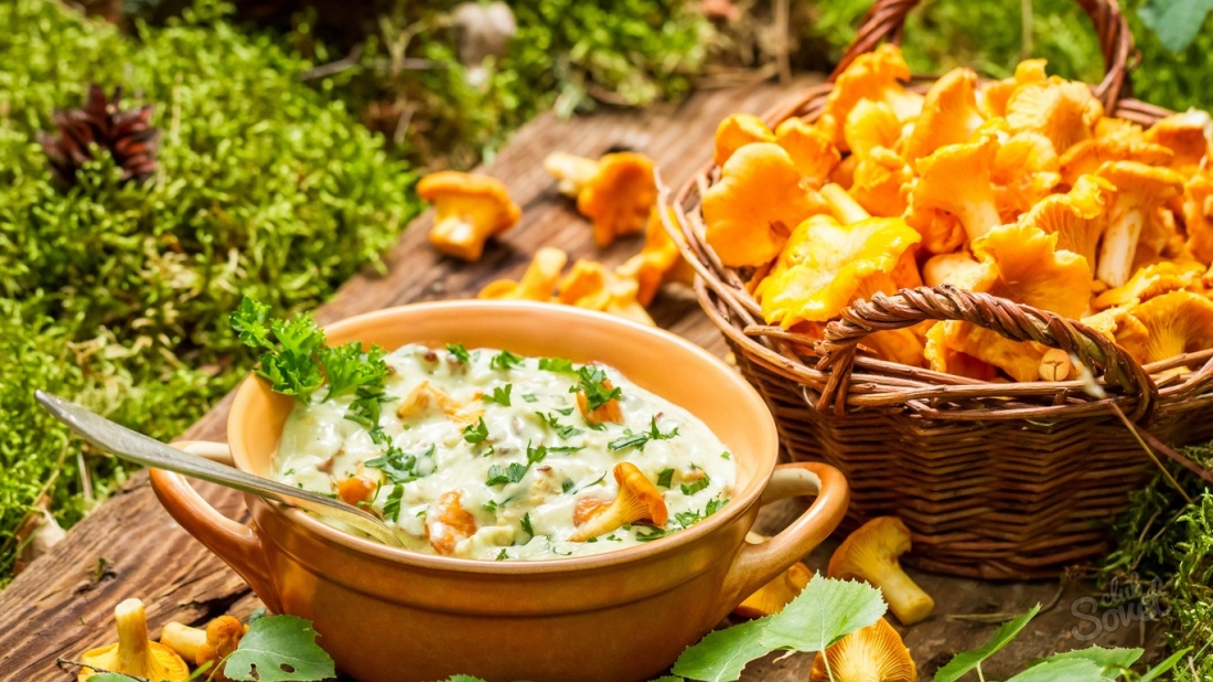 Salted chanterelle