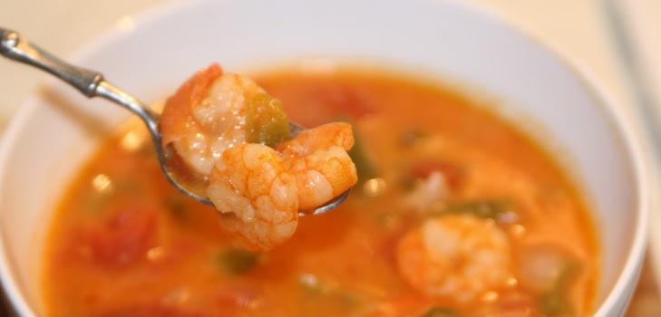 Shrimp soup: recipe for shrimp soup