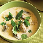 Soup with coconut milk