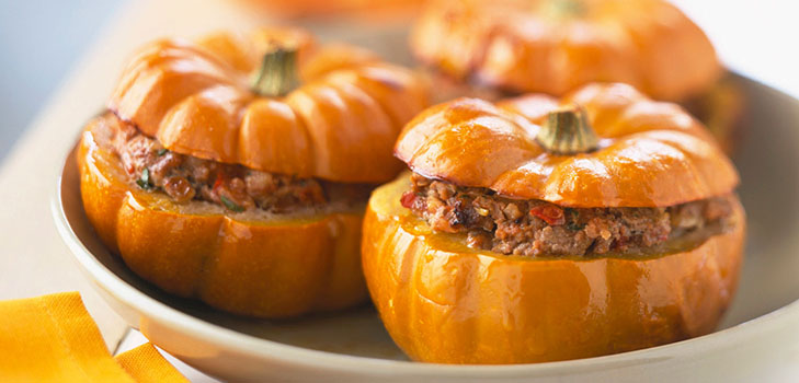 Pumpkin in the oven