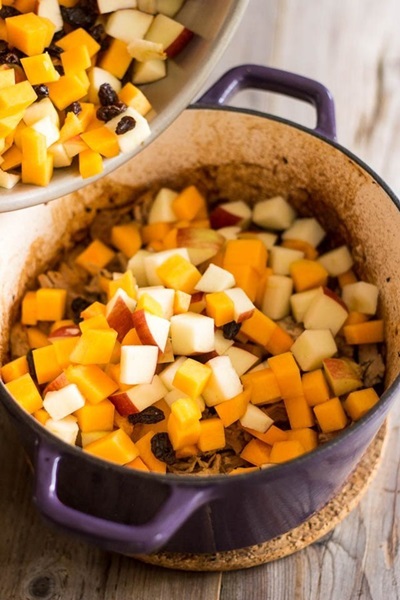 Pumpkin in the oven