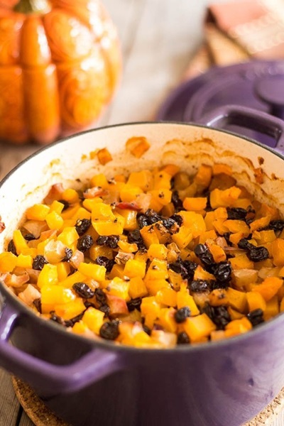 Pumpkin in the oven