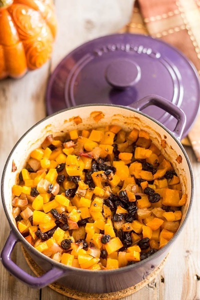 Pumpkin in the oven