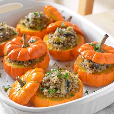Pumpkin in the oven