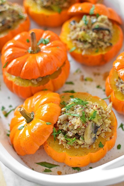 Pumpkin in the oven