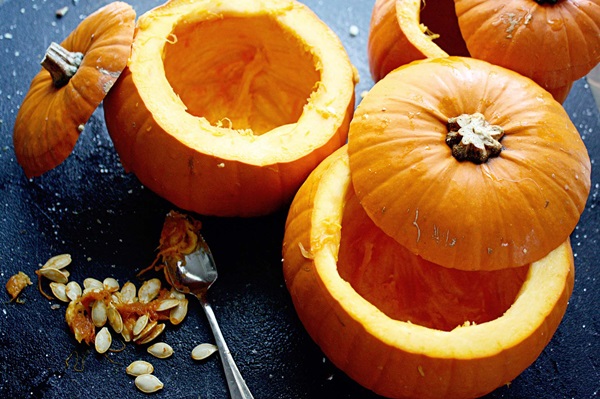 Pumpkin in the oven