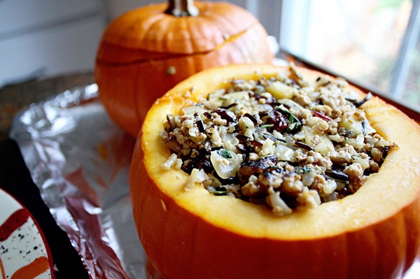 Pumpkin in the oven