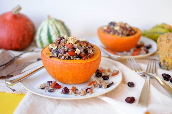 Pumpkin in the oven