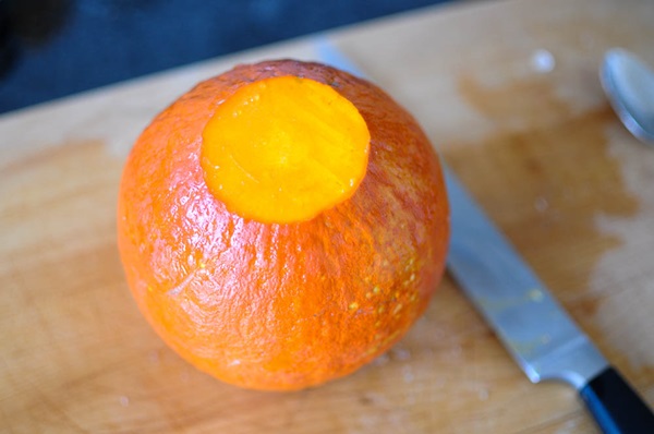 Pumpkin in the oven
