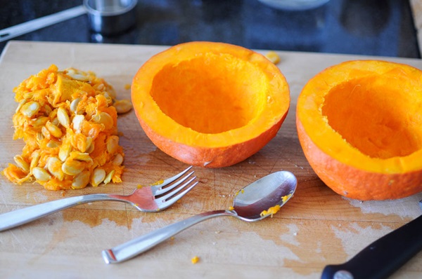 Pumpkin in the oven