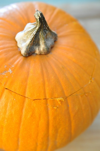 Pumpkin in the oven