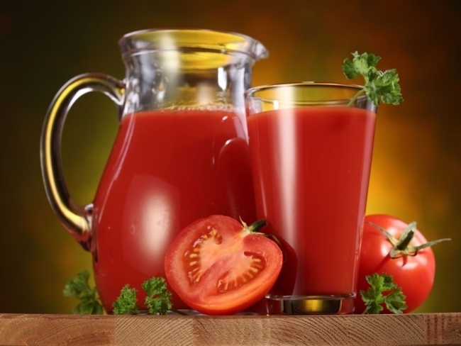 Tomato juice for the winter