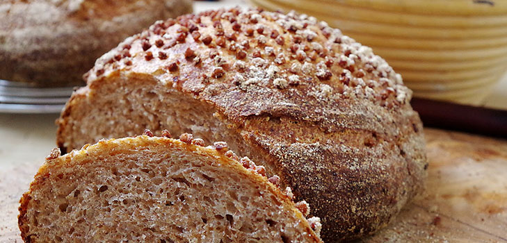 A recipe for tasty and healthy bread with buckwheat flakes